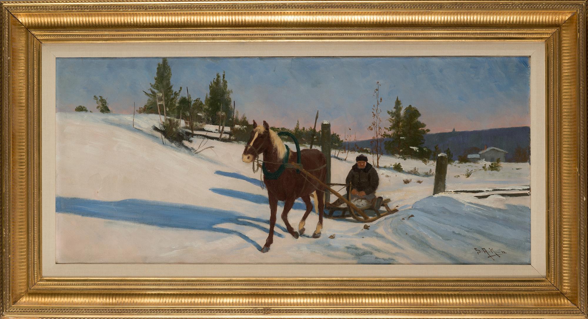 Sigfrid August Keinänen, The farmer and the horse.