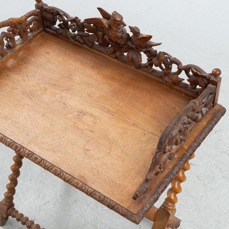 A Baroque-style serving table, circa 1900.