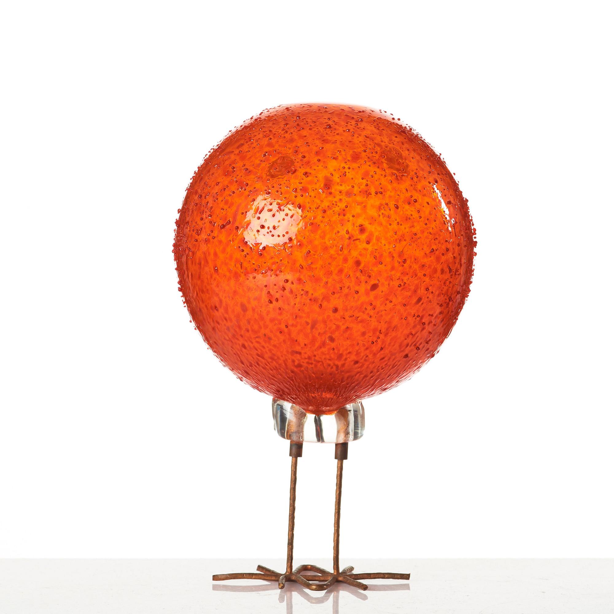 Peter Pelzel, a 'Pulcino' glass bird, Vistosi, Italy 1960's.