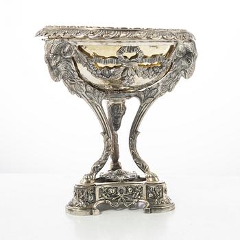 Praktskål, silver, empirestil, 1900-tal.