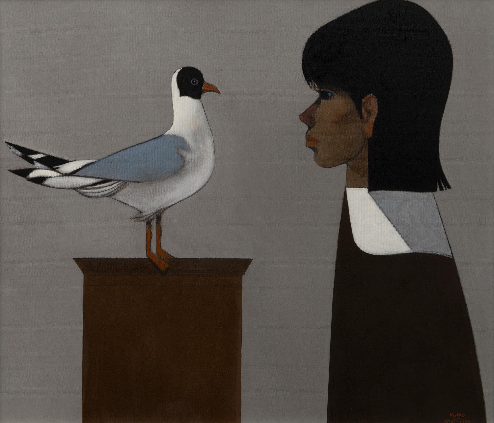 Veikko Marttinen, A GIRL AND A SEAGULL.