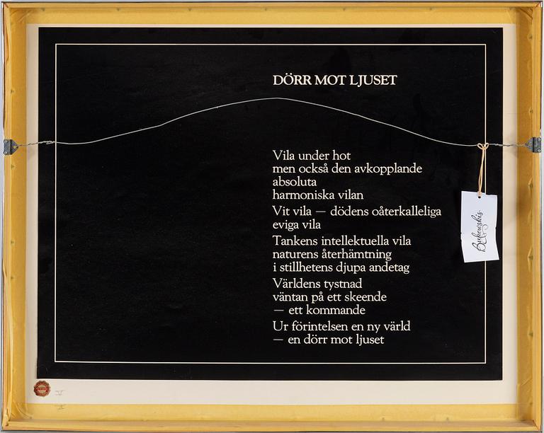 AXEL OLSON, färglitografier, 5 st, signerade och numrerade 114/260.
