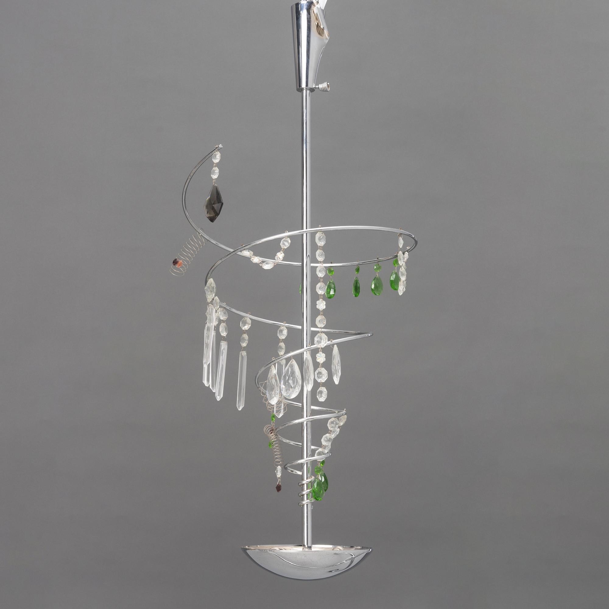 Toni Cordero, taklampa, "Iside", Artemide, sent 1900-tal.