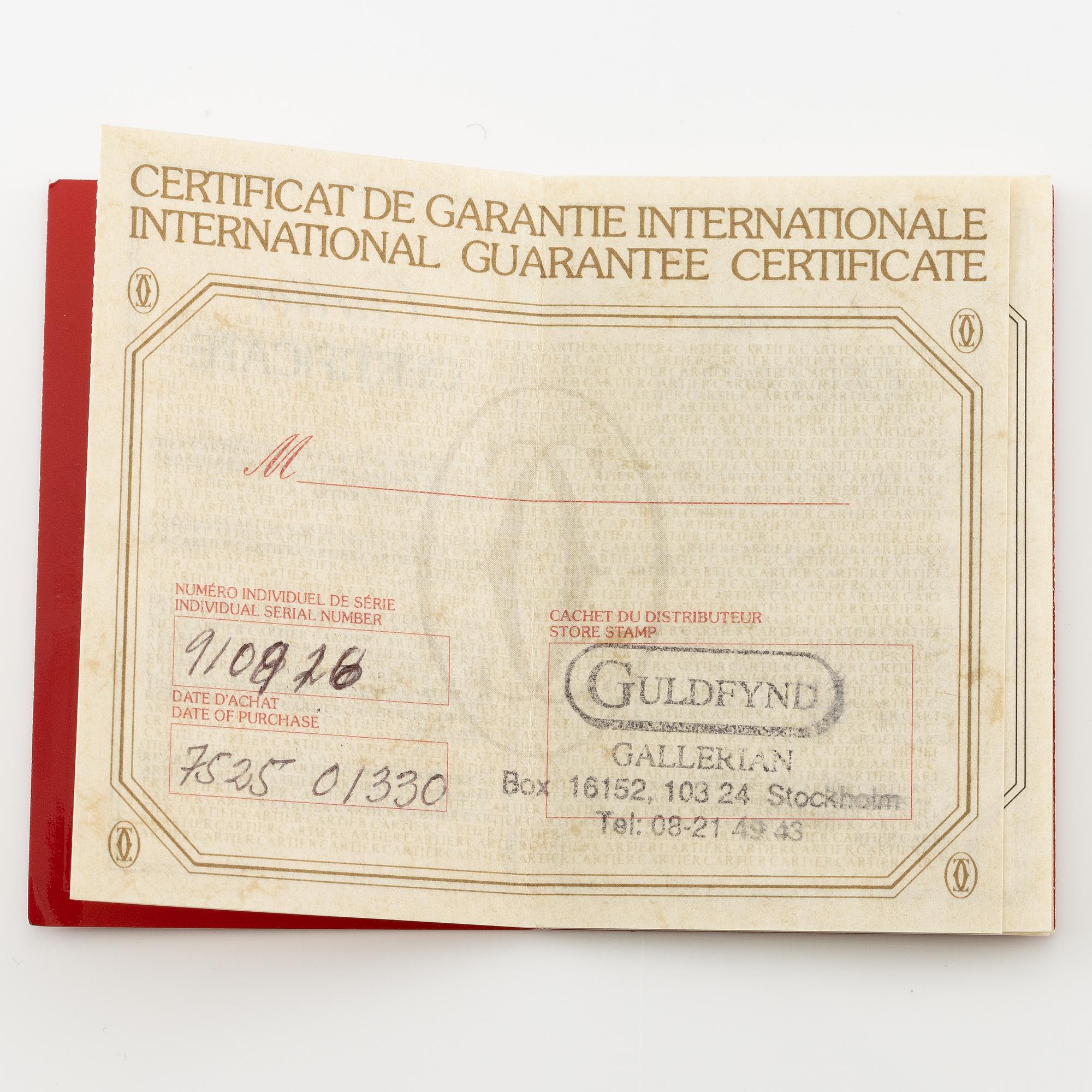 Cartier, Santos de Cartier "Pendulette", table clock, approx. 67 x 85 x 28 mm.