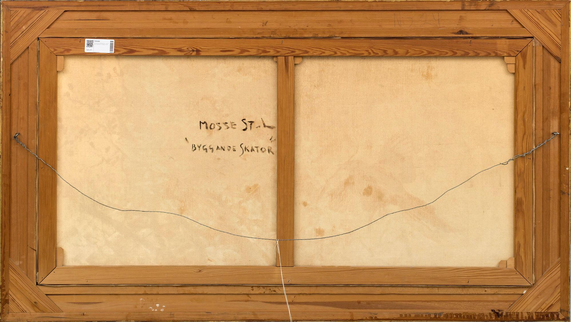 MOSSE STOOPENDAAL, oil on canvas signed and dated 1941.