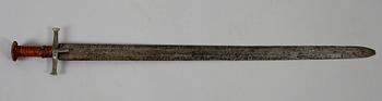 SVÄRD, orientaliskt, metall, 1800-/1900-tal.