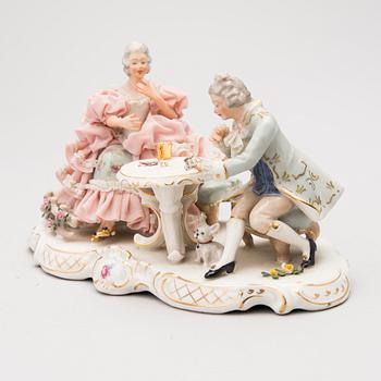 A porcelain figurine from Sandizell Höffner & Co, Germany latter half of the 20th Century.