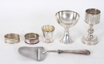 PARTI SILVER, 6 delar. 214 g. 1900-tal.