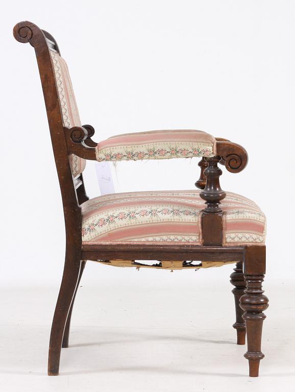 KARMSTOL, 1800-talets slut.