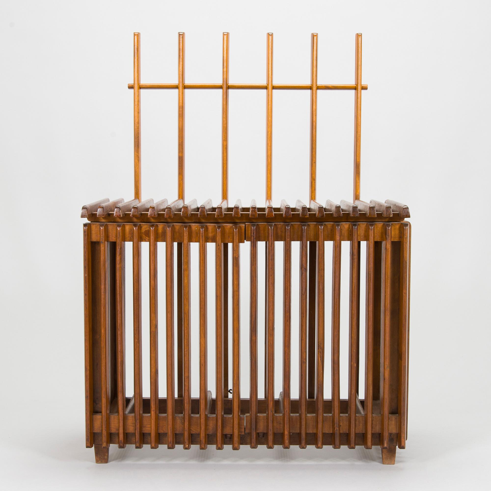 Bagagebänk, Erkki Huttunens ritkontor. Hotel Vaakuna, 1947.