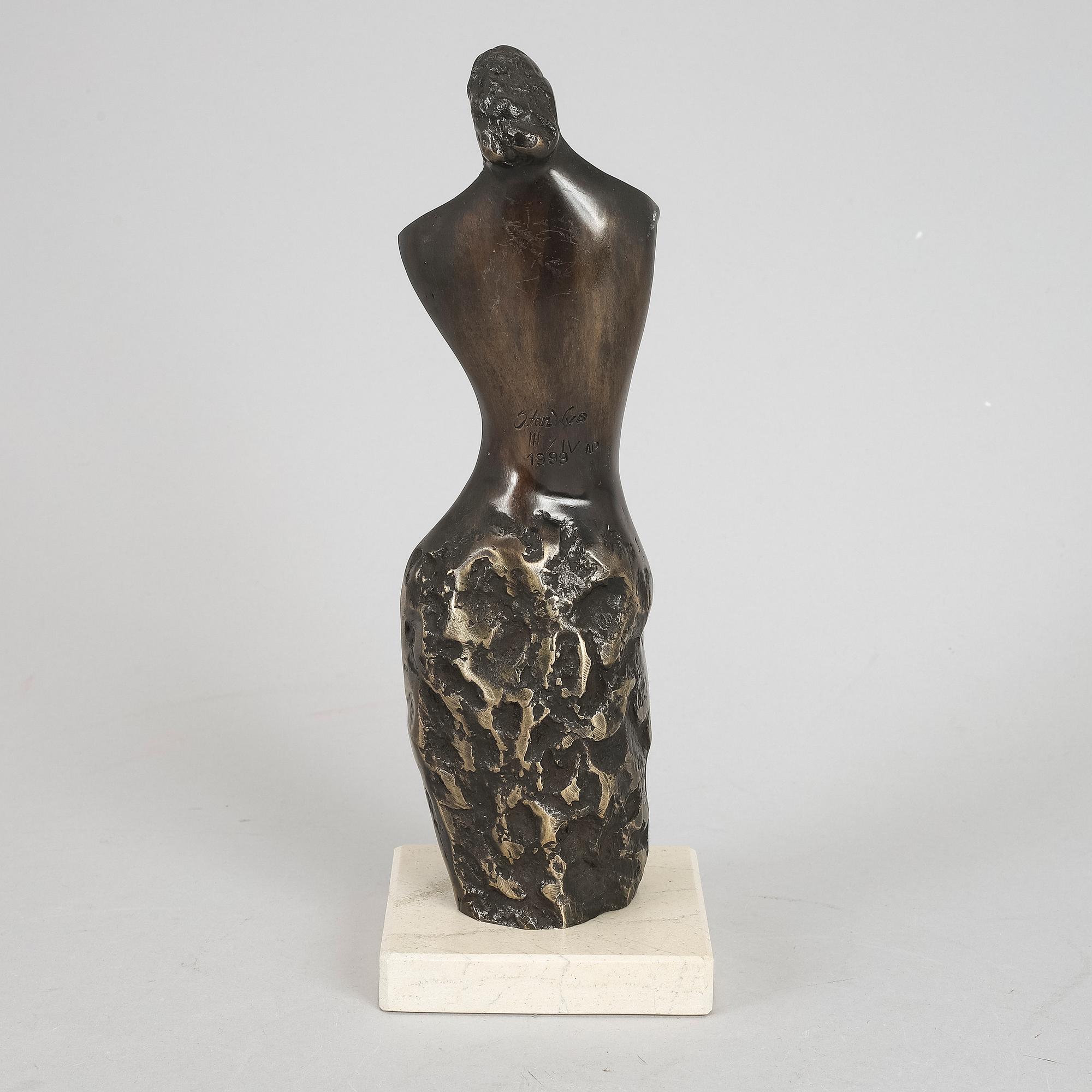 STAN WYS, bronze sculpture, dated 1999.