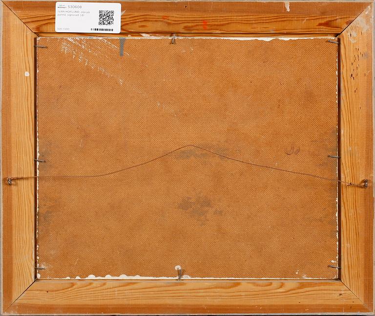 IVAN HOFLUND, olja på pannå, signerad.