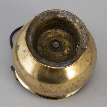 A 16th cenrtury bronze Holy Water bowl.