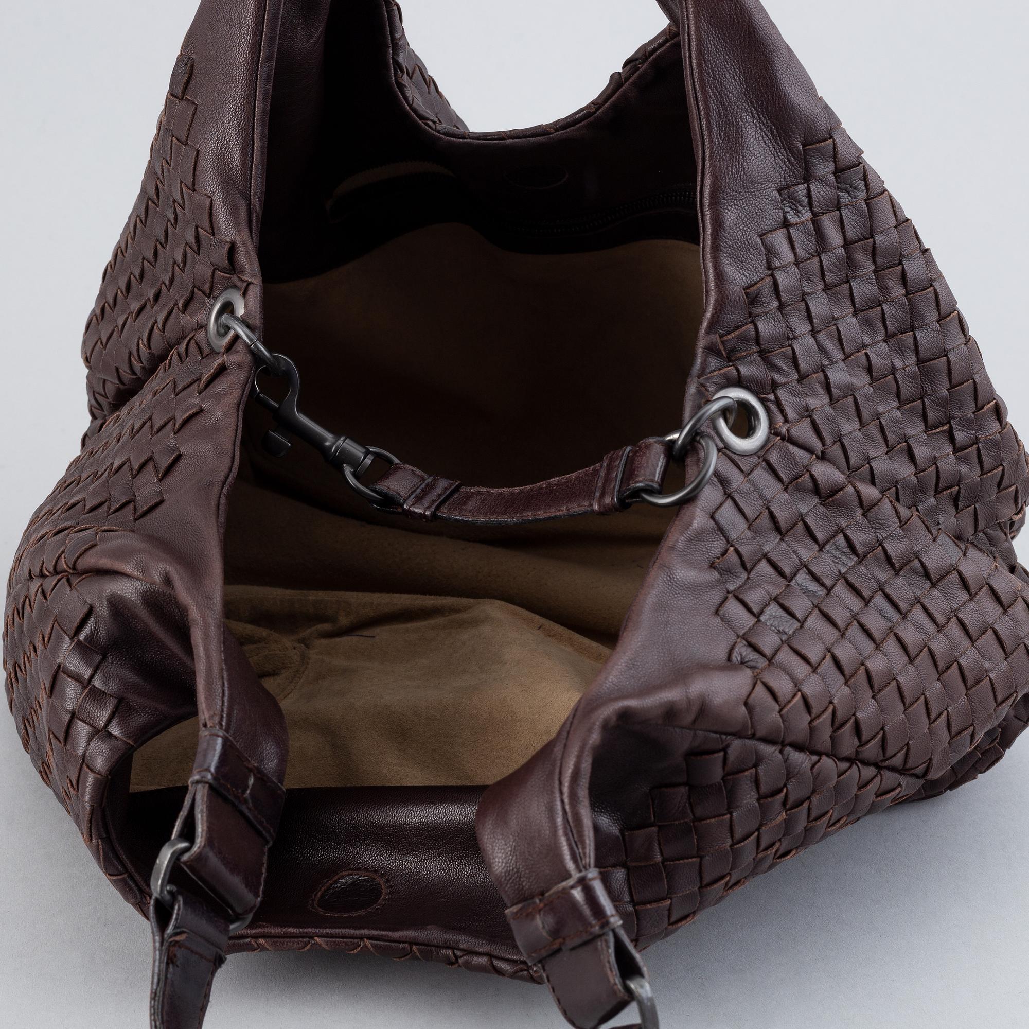 Bottega Veneta, a leather bag.