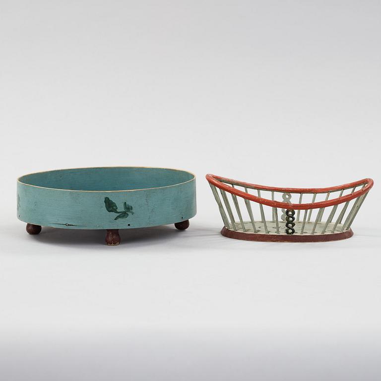 two baskets from the 19th century.