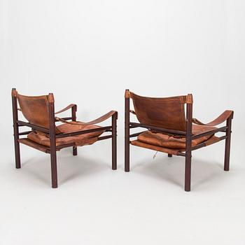 Arne Norell, a pair of 'Sirocco' easy chairs, latter half of the 20th century.