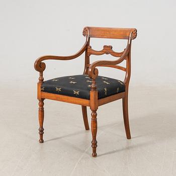 Karmstol Empire 1800-talets mitt.