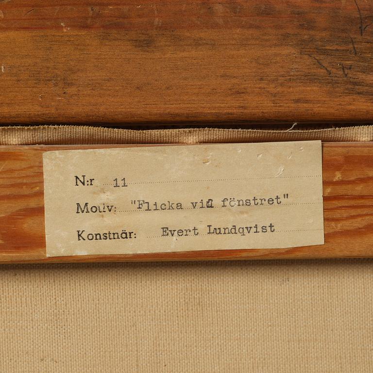 Evert Lundquist, "Flicka vid fönstret".
