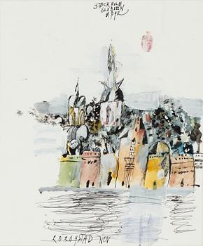 Madeleine Pyk, "Stockholm, Slussen".