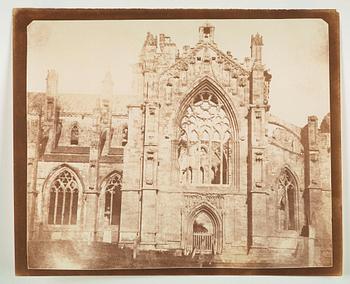 William Henry Fox Talbot, "MELROSE ABBEY, ca 1845".