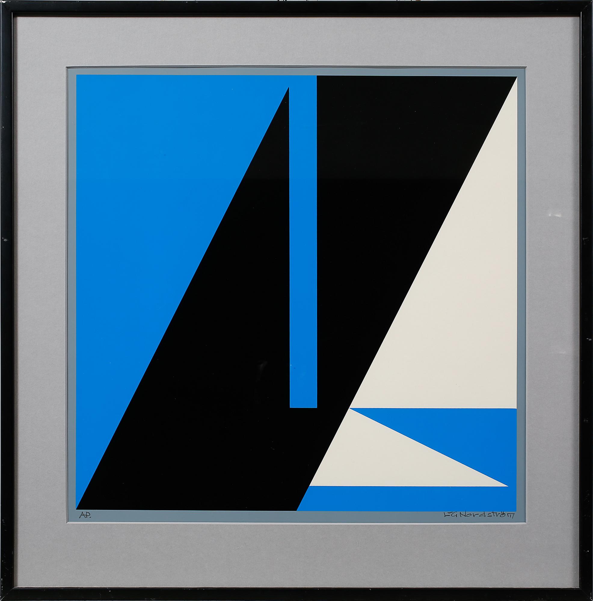 LARS-GUNNAR NORDSTRÖM, serigrafi, signerad.