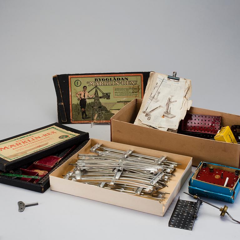 PARTI MODELLTÅG och DELAR FÖR TÅGBANA, Fleischmann och Märklin.