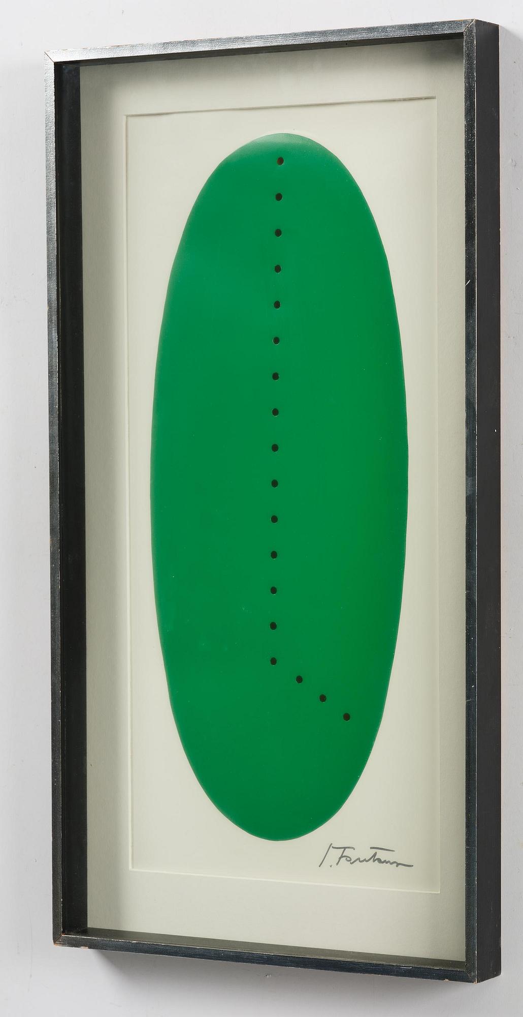 Lucio Fontana, "Concetto Spaziale".