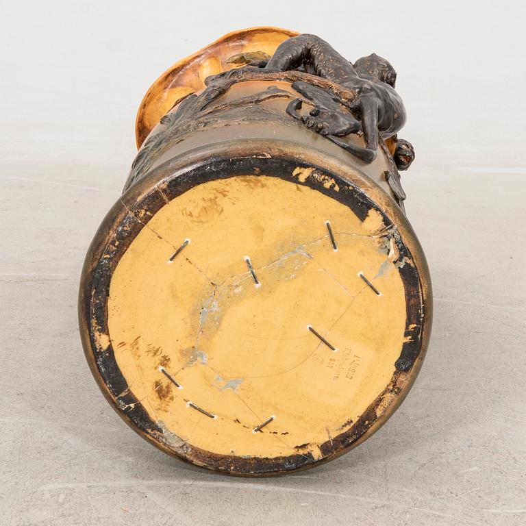 Floor vase Peter Ipsen Denmark early 20th century.