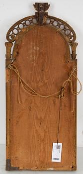 A northern european Louis XVI mirror, ca 1800.