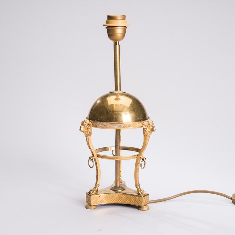 BORDSLAMPA, empirestil, 1800- och 1900-tal.