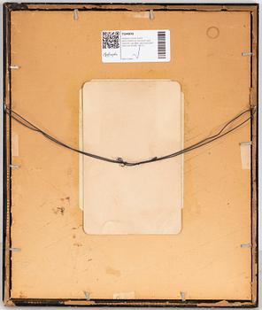 UNKNOWN ARTIST, 19/20th C. Watercolour with heightening white, indistinctly signed and dated Amalfi -91 (?).