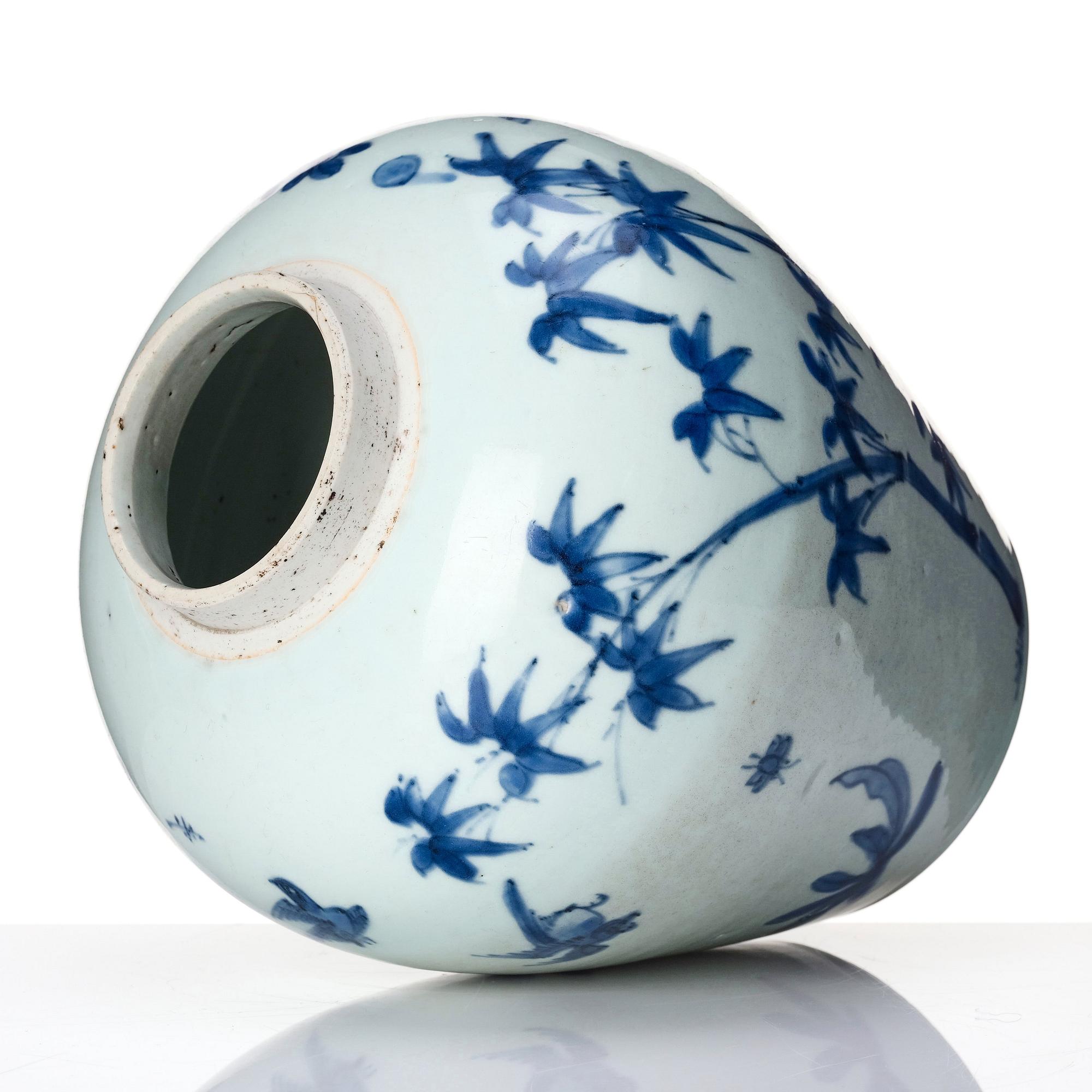 Kruka, porslin. Transition, 1600-tal.