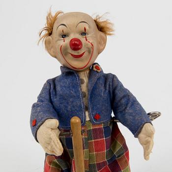 A Schuco "Rolly" clown Germany c. 1950.