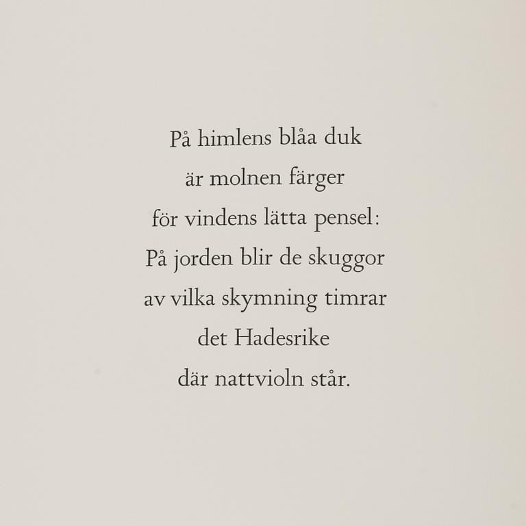 Peter Frie, Gunnar Ekelöf, Hans Magnus Enzensberger, "The Clouds", Elementum II, around the year 2005.