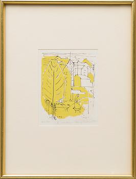 lithograph, signed and dated 1951, numbered 25/99.