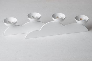 Eero Aarnio, EERO AARNIO, two candelabra; "Cactus" and "Cloud", Finland, one dated 2003.