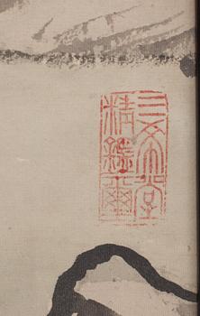 SIDENMÅLNING, Kina.