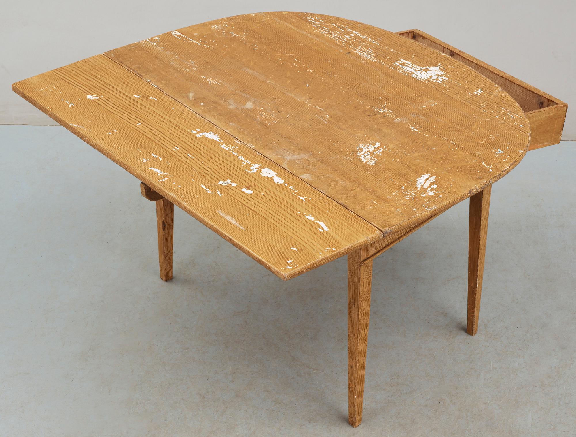 KLAFFBORD, allmoge, 1800-tal.