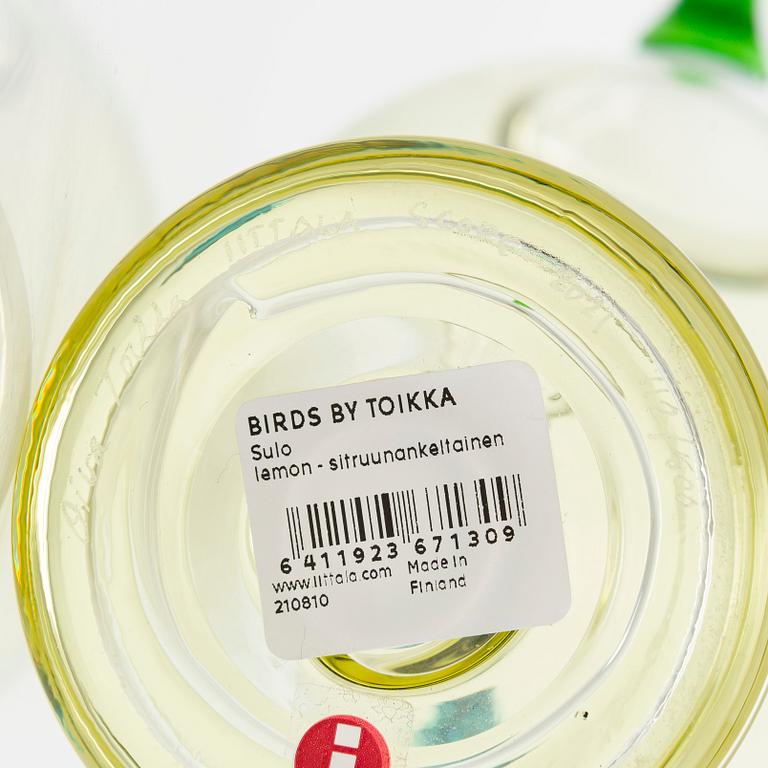 Oiva Toikka, glasfågel, signerad Oiva Toikka IITTALA SCOPE 2021 112/500.