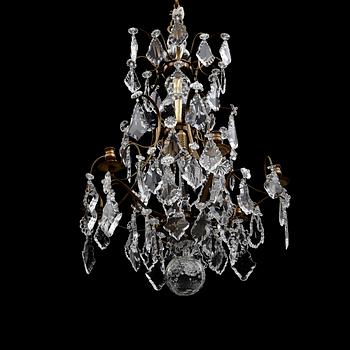 LJUSKRONA, barockstil, 1900-/2000-tal. Höjd 80 cm.