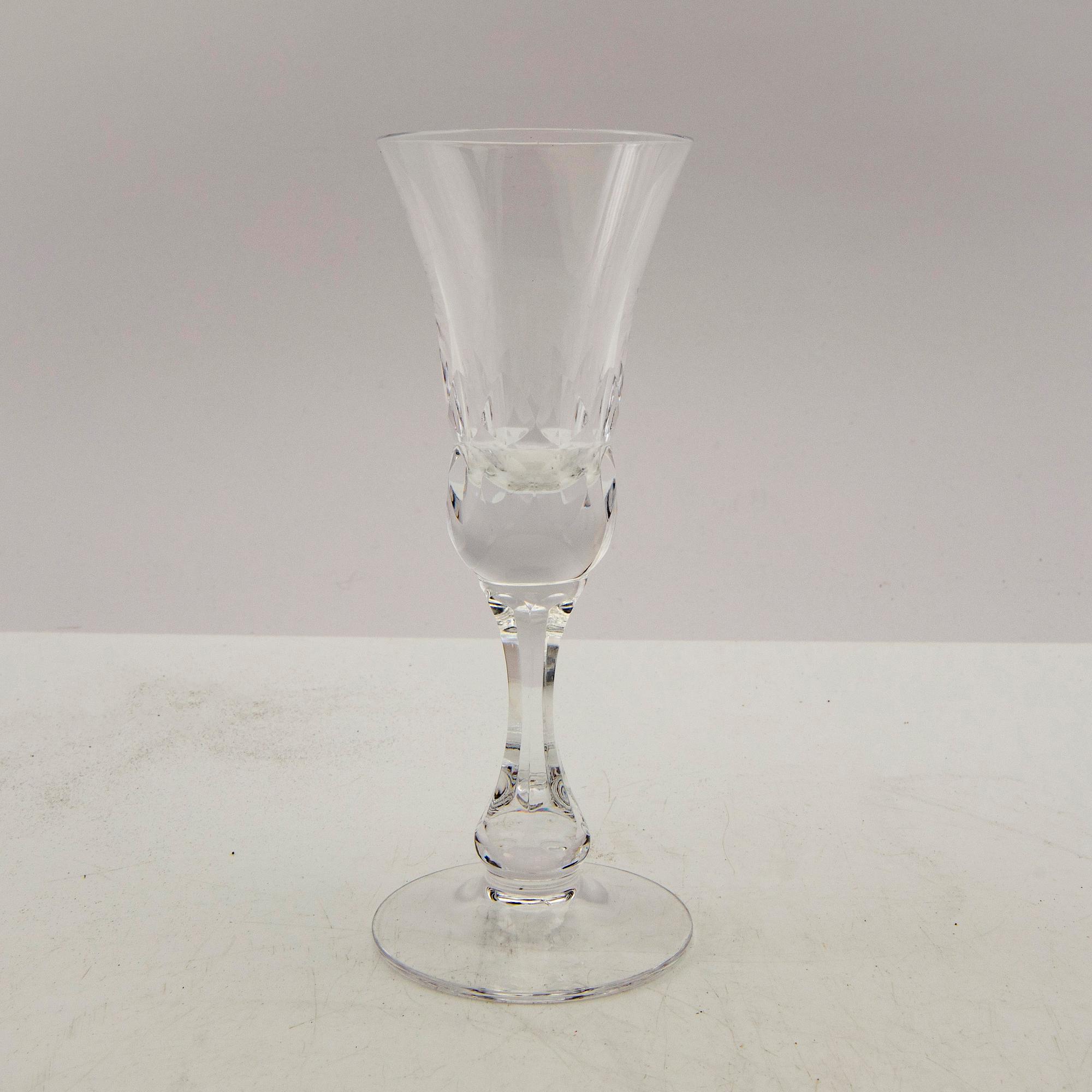 Göran Wärff, glass service, 71 pieces, "Prince", Kosta Boda, late 20th century.