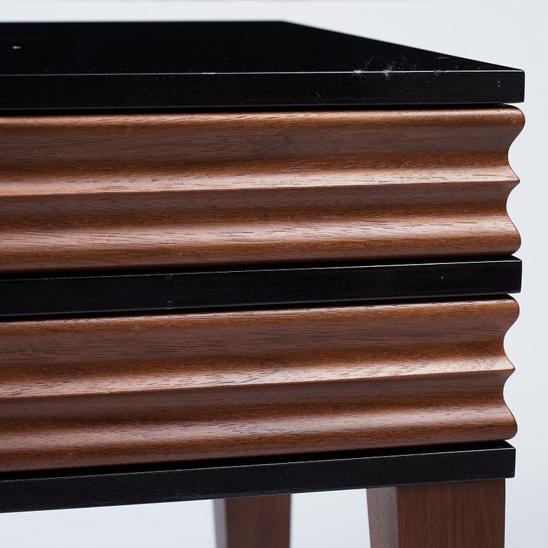 Attila Suta, a pair of side tables, executed in his own studio, Stockholm 2018.