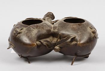 VAS, brons, asiatisk, 1900-tal.