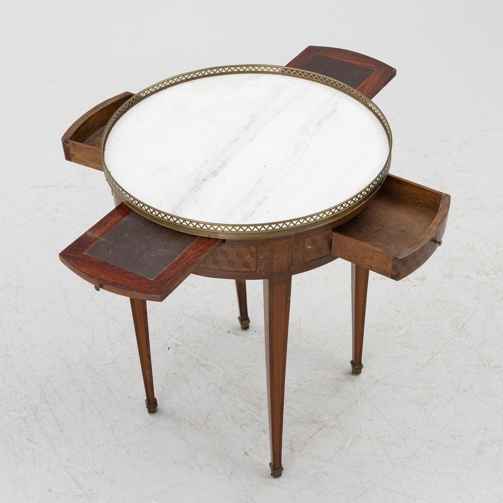 Salon table, Louis XVI style, circa 1900.
