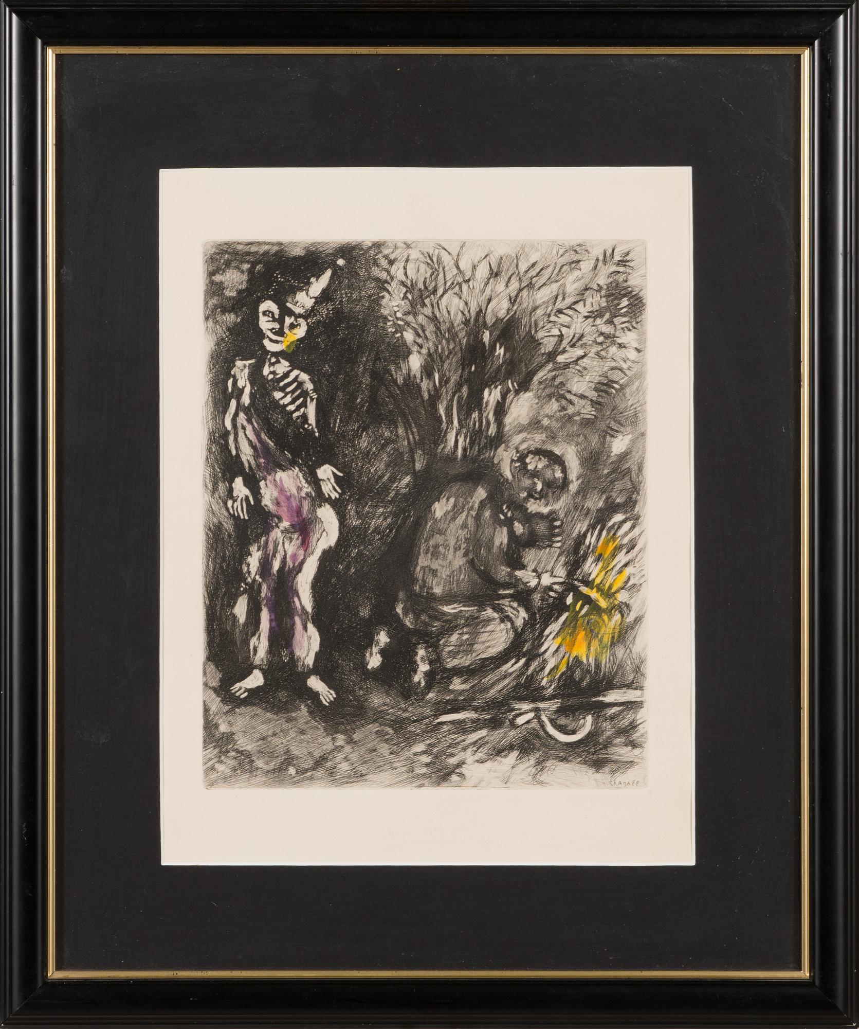 Marc Chagall, etsning, plåtsignerad.