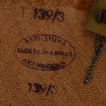 Golvlampa Eskilstuna Elektrofabriks Aktiebolag. 1900-tales mitt.