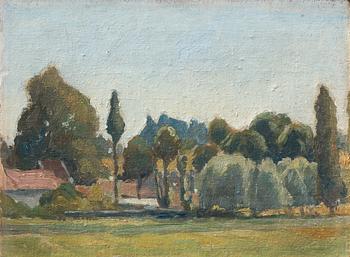 398. Ivan Aguéli, "Franskt landskap" (French Landscape).