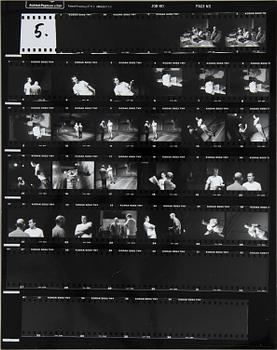 Photograph, contact sheet 2 pcs, Marie Nilsson and unknown photographer.