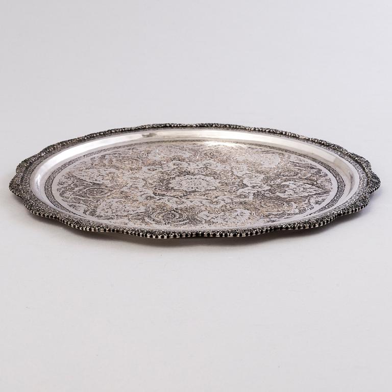 BRICKA, silver, Persien, 1900-tal.