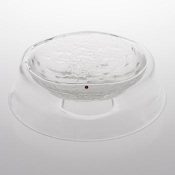 TIMO SARPANEVA, lasiveistos, Finlandia-sarjan kulho, signeerattu Timo Sarpaneva 3376. Iittala.